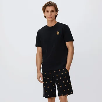 Chlapecké spodní prádlo Reserved - Dvoudílná pyžamová souprava s vánočním motivem - černý - 938ER-99X - 938ER-99X-L