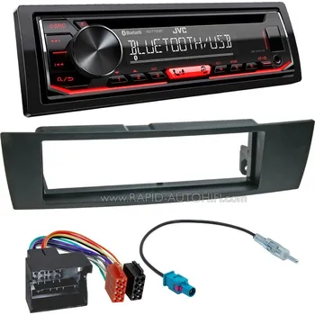 Auto Hi-Fi Autorádio BMW 1 E81 E82 E87 E88 JVC KD-T702BT Bluetooth s instalační sadou