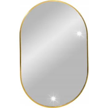 Zrcadlo Zrcadlo Madrid 50x80 KOVOVÉ | ZLATÉ