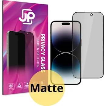 JP Matte Privacy Tvrzené sklo, iPhone 14 Pro, černé