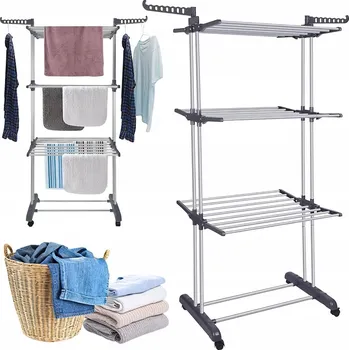 Sušák na prádlo Sušák Vertikální na prádlo Stojící spodní prádlo Skládací Vysoká 186 cm