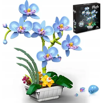 ostatní stavebnice STAVEBNÍ STAVEBNICE ORCHIDEJ MODRÝ ORCHIDEJ ORCHIDEJÍ K MONTÁŽI