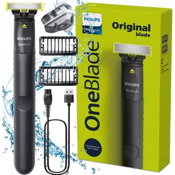 Holicí strojek Holicí Strojek Philips OneBlade vodotěsný, akumulátorový, černý