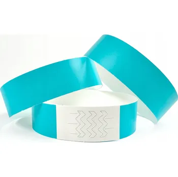 Náramek IDENTIFIKAČNÍ NÁRAMKY NA RUKU PRO VSTUP, 19 MM, BARVA AQUA