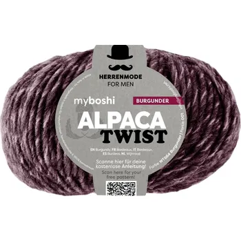 Příze Příze myboshi Alpaca Twist Burgundská
