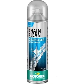 Motokosmetika Čistící prostředek na řetězy MOTOREX CHAIN CLEAN DEGREASER balení 500 ml (kosmetika a čistící prostředky pro motocykly a další doplňky.)