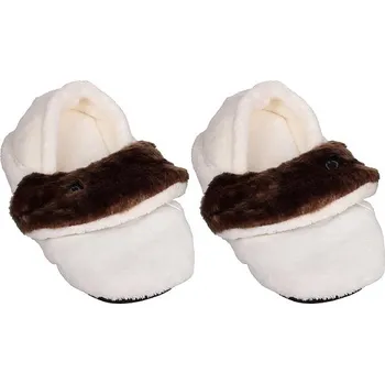 Polštář ThermoSoles & Gloves Thermo Slippers vyhřívané bačkory bílé XL