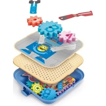 Hračka pro nejmenší Hape Experimentální herní set Cogworks, mix barev