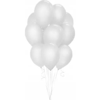 Balónek Dekorativní BALÓNKY na oslavu BALÓNKY OZDOBNÉ párty Bílé 30cm 10 ks
