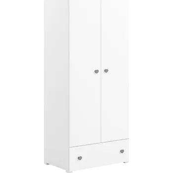 Šatní skříň Skříň Kobi Stella 80 x 177 x 50 cm bílá