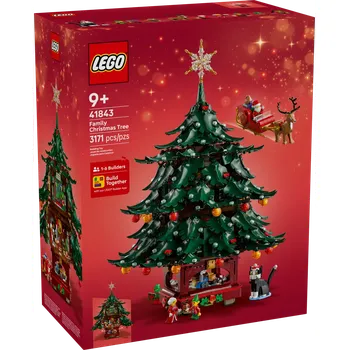 Stavebnice LEGO LEGO Icons 41843 Rodinný vánoční stromek
