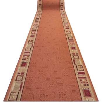 Koberec Balta Běhoun pogumovaný JENA 84 oranžový Šíře: 67 cm