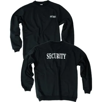 pracovní mikina Mil-Tec® (Sturm Handels) Bavlněná SECURITY mikina Mil-Tec® - černá , Velikost: XXL