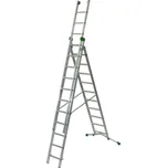 Facal PRIMA Trojdílný víceúčelový žebřík Počet příček / složená délka (m): 10+11+11 / 3,54