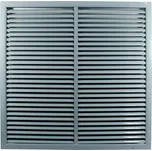 Dalap WDPG 900x900 Ventilační mřížka z vysoce kvalitního extrudovaného hliníku s výztuhou 900x900 mm, šedá