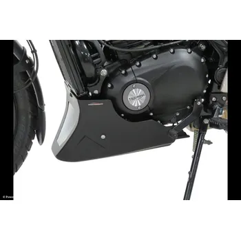 Triumph Scrambler 400 X, 24-25 Klín pod motor - 3 barvy - Černá-stříbrná mřížka