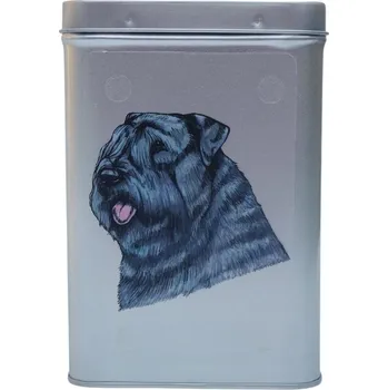 Dóza na potraviny Plechová dóza - flanderský bouvier (objem 1,5 l)