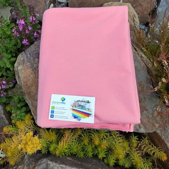 Moraviatex Balíček 1metr - Teplákovina elastická Plameňáková pink 513 (0,53kg)