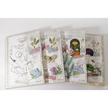 Designová záznamní kniha Fresh, tvrdé desky, formát A5, 80listů, linka, 70g - mix motivů 2