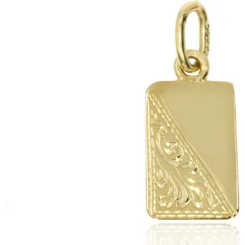 Přívěsek Zlatnictví Helios Zlatá destička s rytinou