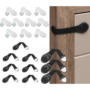 Dětská zábrana Ruhhy Bezpečnostní zábrana na skříně 10 ks Barva: Bílá