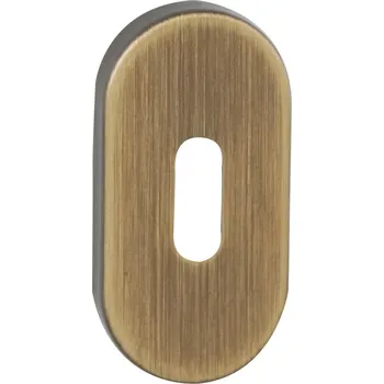 Dveřní kování FT - Rozeta R - BB - 60 x 30 mm rozety BB OGS - Bronz česaný matný