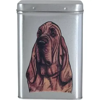 Dóza na potraviny Plechová dóza - bloodhound (objem 1,5 l)