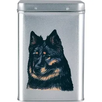Dóza na potraviny Plechová dóza - chodský pes (objem 1,5 l)