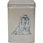 Plechová dóza - maltézský psík (objem 1,5 l)