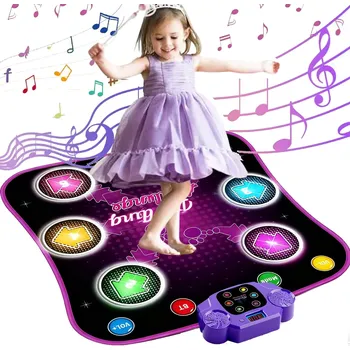 Hudební nástroj pro děti PODLOŽKA TANEČNÍ PODLOŽKA HUDEBNÍ HRA PRO DĚTI INTERAKTIVNÍ S BLUETOOTH 5 REŽIMŮ