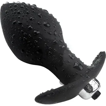 Sensual Vibrační anální kolík 9.5 cm, černá