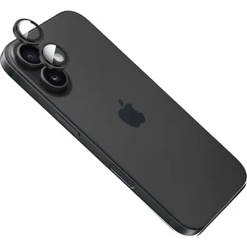 Ochranná skla čoček fotoaparátů FIXED Armor Camera Glass pro Apple iPhone 17, černá