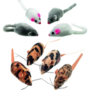 Hračka pro kočku Karlie leopardí myš 4ks