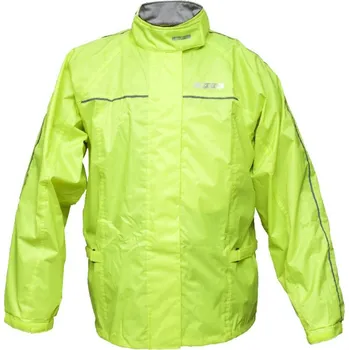 Moto bunda BIKETEC Nepromokavá bunda na motorku Fluo - Velikost XXL