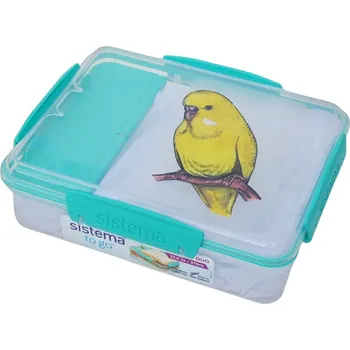 Dóza na potraviny Svačinový box Sistema - andulka žlutá (objem 975 ml)