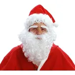 Párty paruka pro dospělé Mikuláš s bradou, vousy a obočím