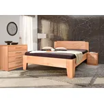 Postel Kolacia design Kleopatra 1 - masiv buk 180x200 cm, Olej č. 1