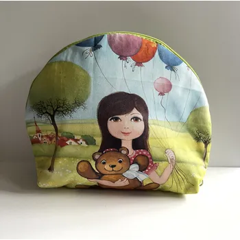 Kosmetická taška Velká taštička na drobnost Mám medvěda a balonky