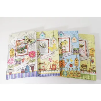 Zápisník Designová záznamní kniha Fresh, tvrdé desky, B6, 80listů, úzká linka, 70g - mix motivů 2