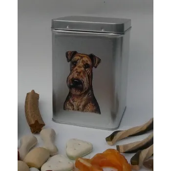 Chovatelství Erdelteriér - plechová dóza s pamlsky pro psy (30 pamlsků)