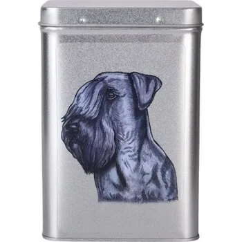 Dóza na potraviny Plechová dóza - český teriér (objem 1,5 l)