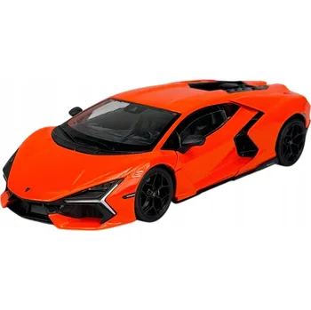autíčko WELLY LAMBORGHINI REVUELTO ORANŽOVÝ 1:24 NOVÝ KOVOVÝ MODEL 19 Cm 24126