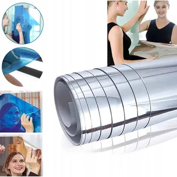 Zrcadlo Dýha Fólie Zrcadlová ochrana proti slunci Zrcadlo Benátské 200 x 60 cm