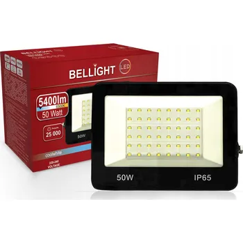 LED Halogenový Reflektor 50W 6500K 5400lm IP65 Černý