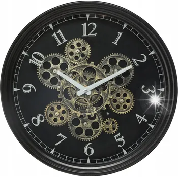 Hodiny Hodiny Meca 37 cm černé