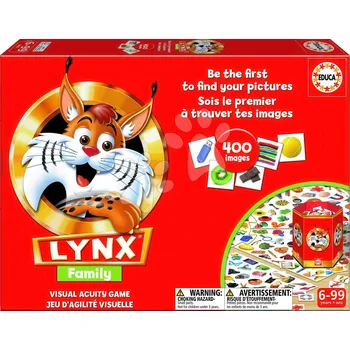 Desková hra EDUCA Hra Lynx - Family 400 obrázků