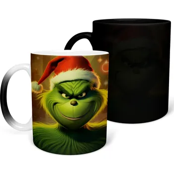 KOUZELNÝ HRNEK S POTISKEM GRINCH VÁNOČNÍ DÁREK - JMÉNO