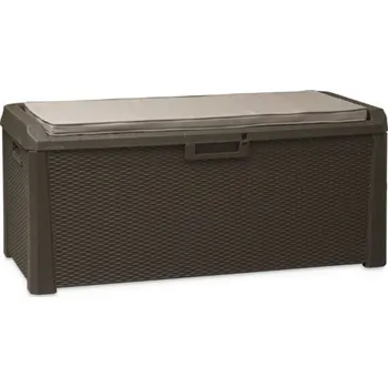 Zahradní úložný box ALDOTRADE zahradní úložný box na nářadí a polstry Santorini Plus - II.jakost