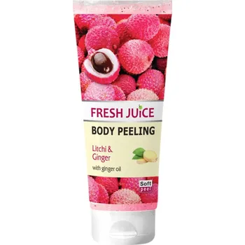 Tělový peeling Fresh Juice Tělový peeling Liči a Zázvor 200ml