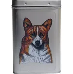 Plechová dóza - Welsh Corgi Pembroke (objem 1,5 l)